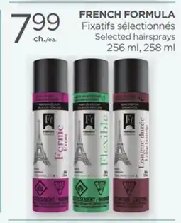 Proxim FRENCH FORMULA Selected hairsprays offer