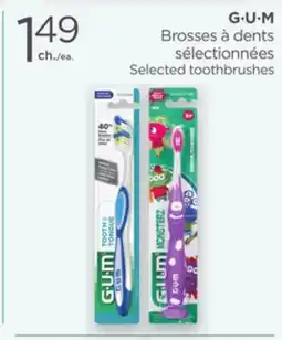 Proxim G·U·M Selected toothbrushes offer