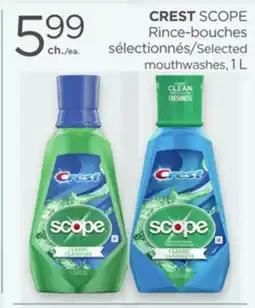 Proxim CREST SCOPE Selected mouthwashes offer