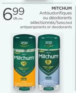Proxim MITCHUM antiperspirants or deodorants offer
