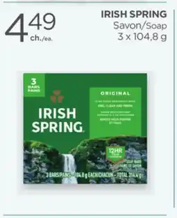 Proxim IRISH SPRING Soap offer
