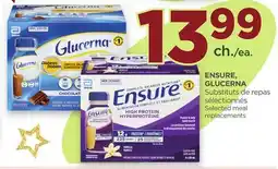 Proxim ENSURE, GLUCERNA Selected meal replacements offer