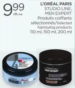 Proxim L'ORÉAL PARIS STUDIO LINE, MEN EXPERT Selected hairstyling products offer