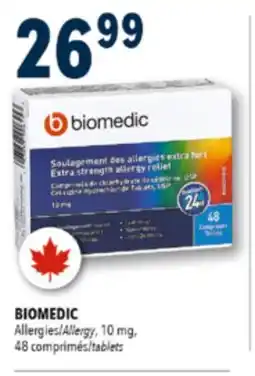 Familiprix BIOMEDIC, Allergies offer