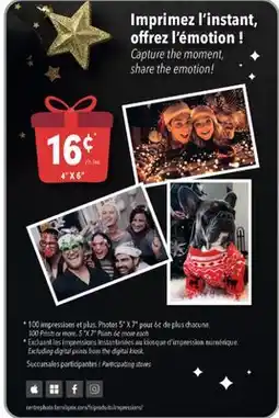 Familiprix 4 x 6 Prints offer