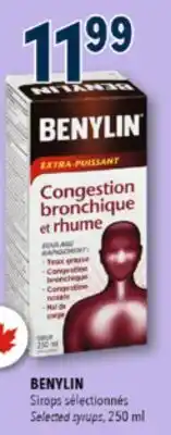 Familiprix Benylin Chest Congestion & Cold extra strength syrup offer