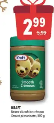 Familiprix KRAFT Smooth peanut butter, 500 g offer