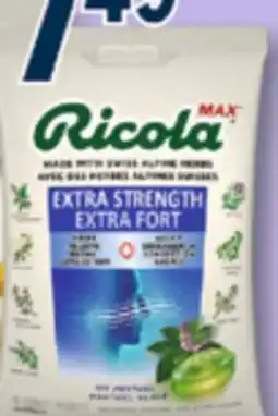 Familiprix RICOLA Lozenges 34 or 45 units offer
