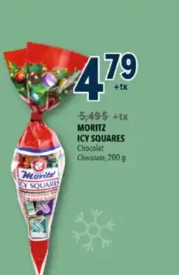 Familiprix MORITZ ICY SQUARES, Chocolate, 200 g offer