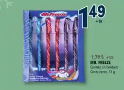Familiprix MR. FREEZE, Candy canes, 75 g offer