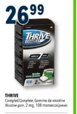 Familiprix THRIVE, Complete, Nicotine gum, 2 mg, 108 pieces offer