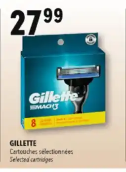 Familiprix GILLETTE Selected cartridges offer