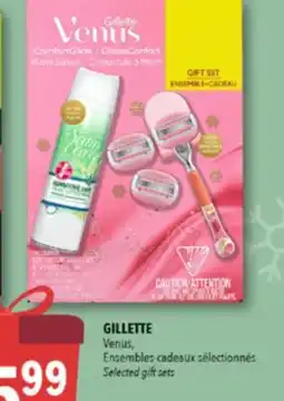 Familiprix GILLETTE Selected gift sets offer