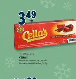 Familiprix Cella's cherries covered with milk chocolate 141g offer