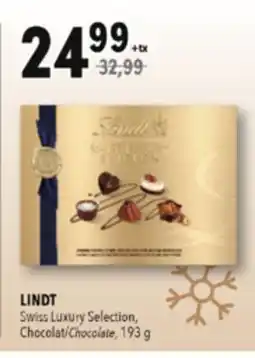 Familiprix LINDT, Swiss Luxury Selection Chocolate, 193 g offer