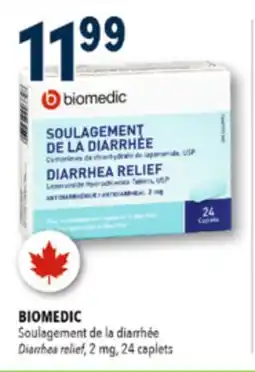 Familiprix BIOMEDIC, Diarrhea relief, 2 mg, 24 caplets offer