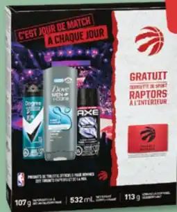 Familiprix Toronto Raptors & NBA Personal Care Gift Set offer