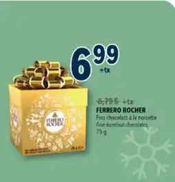 Familiprix FERRERO ROCHER, Fine hazelnut chocolates, 75 g offer