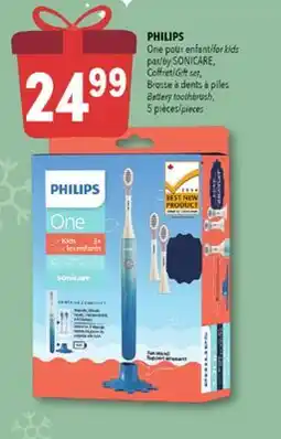 Familiprix PHILIPS for kids by SONICARE Gift set Battery toothbrush, 5 pieces offer