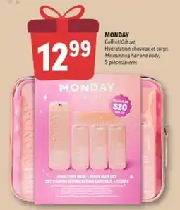 Familiprix Monday Haircare Moisture Hair & Body Gift Set offer