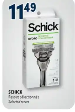 Familiprix SCHICK Selected razors offer