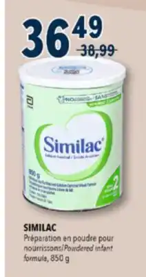 Familiprix SIMILAC Powdered infant formula, 850 g offer