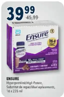 Familiprix ENSURE Meal replacements, 16 x 235 ml offer