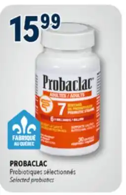 Familiprix PROBACLAC, Selected probiotics offer