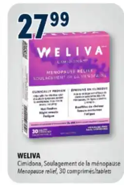 Familiprix Weliva Cimidona Menopause Relief tablets 30un offer
