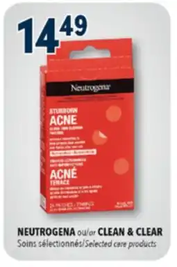 Familiprix NEUTROGENA or CLEAN & CLEAR, Selected care products offer