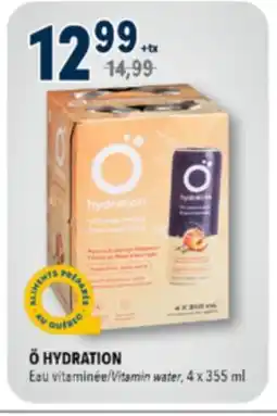 Familiprix Ö HYDRATION, Vitamin water, 4 x 355 ml offer