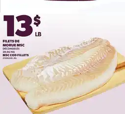 Provigo MSC COD FILLETS offer