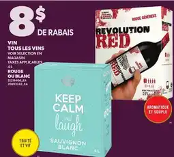 Provigo VIN TOUS LES VINS, 4 L offer