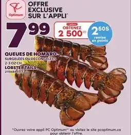 Provigo LOBSTER TAILS, 2-3 OZ CH offer
