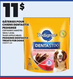 Provigo PEDIGREE DENTASTIX TREATS FOR DOGS, 100 G-1,9 KG offer