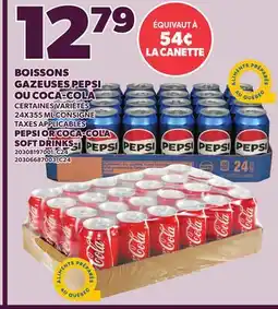 Provigo PEPSI OR COCA-COLA SOFT DRINKS, 24X355 ML offer
