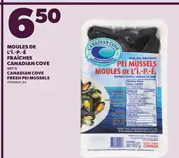 Provigo CANADIAN COVE FRESH PEI MUSSELS, 907 G offer