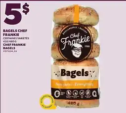 Provigo CHEF FRANKIE BAGELS, 420/480 G offer