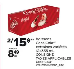 Provigo COCA-COLA, 12x355 ML offer