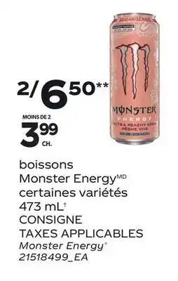 Provigo MONSTER ENERGY , 473 ML† offer