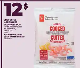 Provigo PC WILD ATLANTIC COLD-WATER SHRIMP, 150-200 PAR LB, 340 G offer