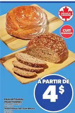 Provigo TRADITIONAL ARTISAN BREAD, 450-735 G offer