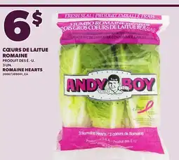 Provigo ROMAINE HEARTS, 3 UN offer