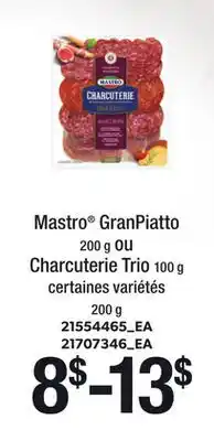 Provigo MASTRO GRAN PIATTO 200 G OU CHARCUTERIE TRIO 100 G offer