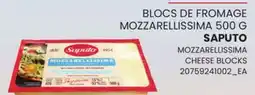 Provigo SAPUTO MOZZARELLISSIMA CHEESE BLOCKS, 500 G offer