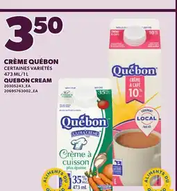 Provigo QUEBON CREAM, 473 ML/1 L offer
