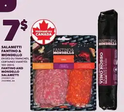 Provigo FANTINO AND MONDELLO SALAMETTI, 100-200 G offer