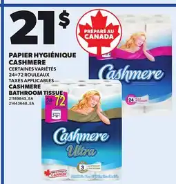 Provigo CASHMERE BATHROOM TISSUE, 24=72 ROULEAUX offer