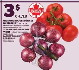 Provigo FARMER'S MARKET RED ONIONS offer