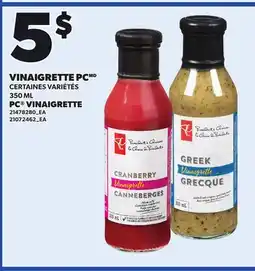 Provigo PC VINAIGRETTE, 350 ML offer